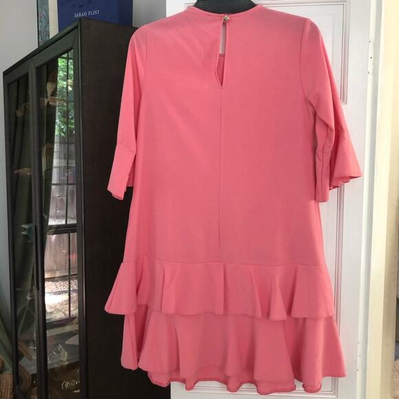 ASOS pink Ruffle mini Dress - Picture 3 of 10